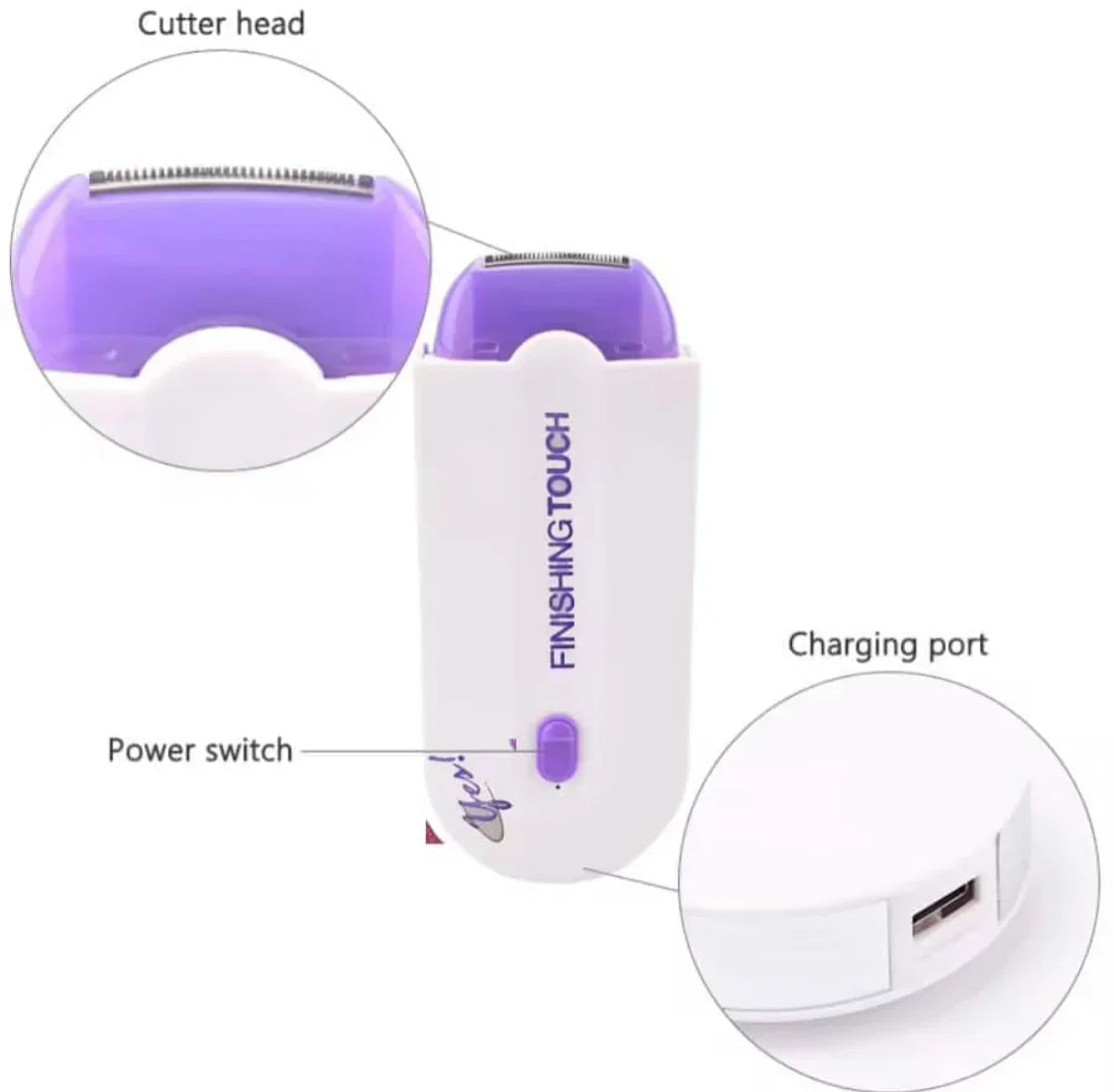 Hair Remover Instant & Pain Free Hair Removal with Sensor Light Safely Shaver