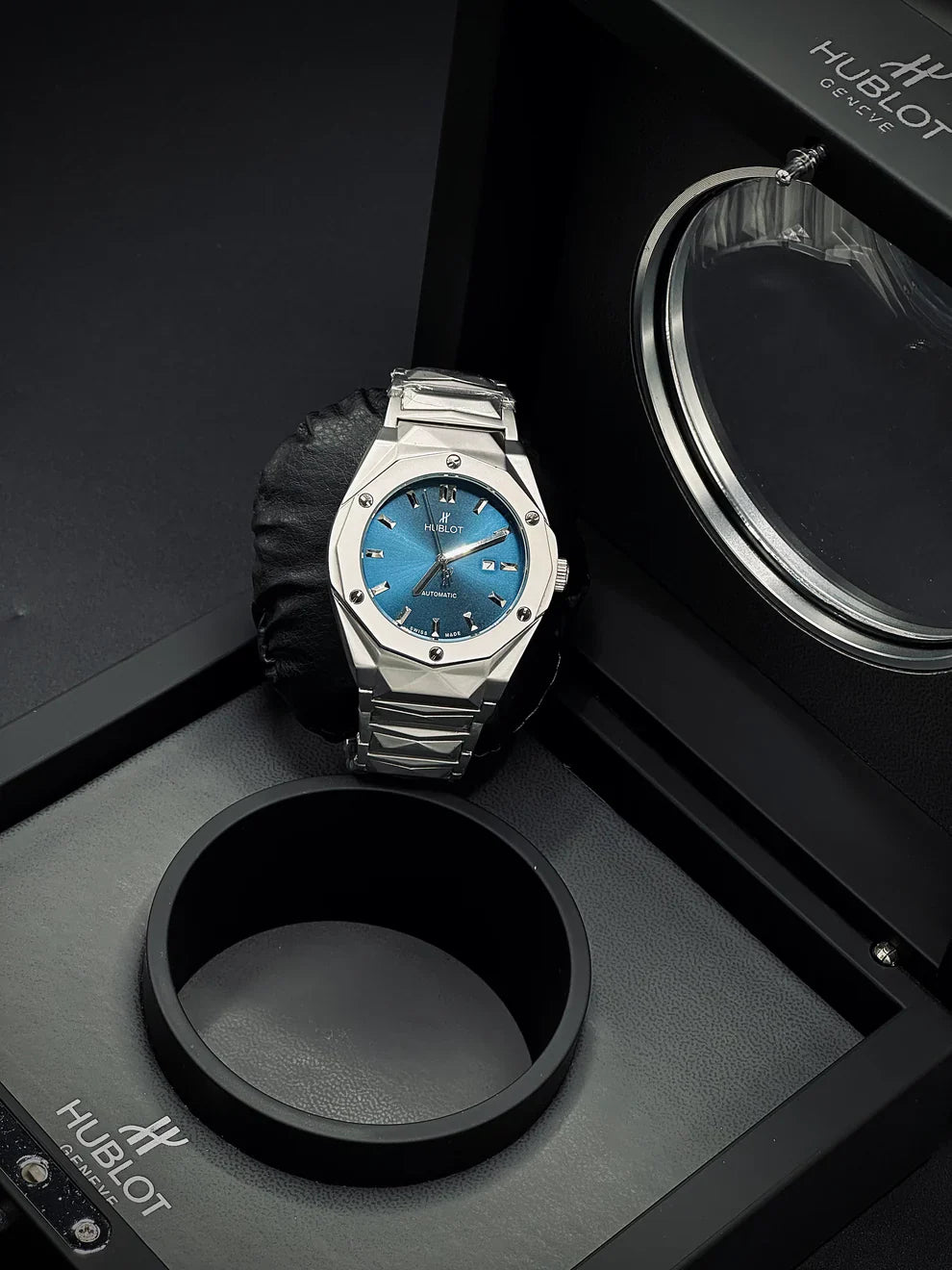 Hublot Cut Rotating Back (Swiss like)