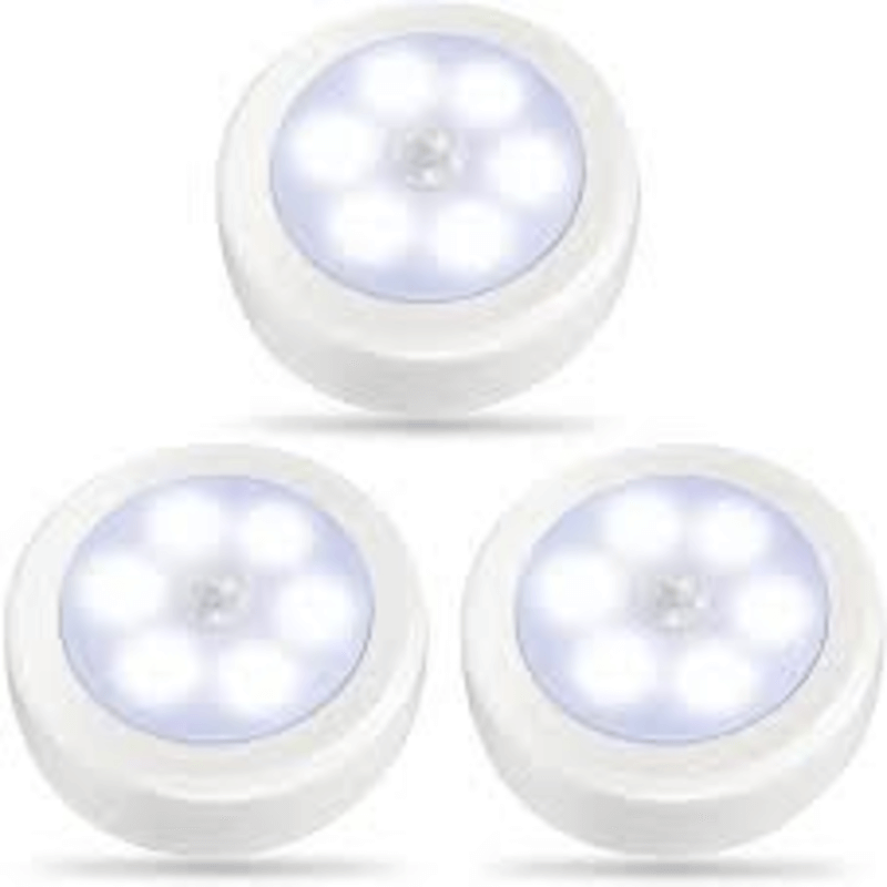 Motion Sensor LED Night Light - Battery Operated, Easy Installation