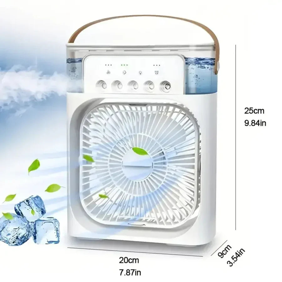 Multifunction Water Spray Mist Fan Air Cooler fan USB Electric Fan Portable Fan