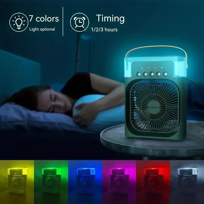 Multifunction Water Spray Mist Fan Air Cooler fan USB Electric Fan Portable Fan