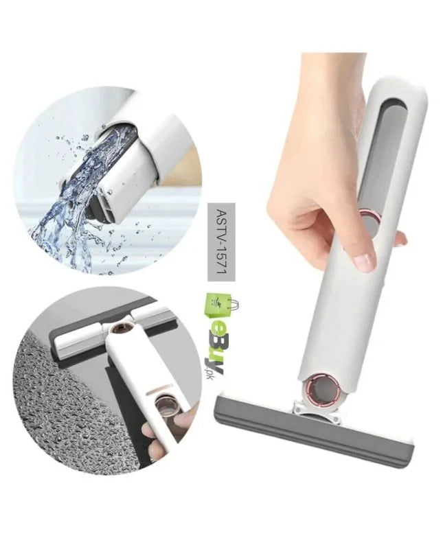 Portable Hands-Free Mini Floor Mop for Easy Cleaning
